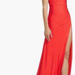 STAUD NWOT  Julius halter thigh slit red rose Maxi Dress sz S Photo 0
