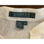 Ralph Lauren  LRL 2X Womens Pearl Linen Tunic Sheer Blouse Cover‎ Up NEW READ Photo 6