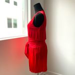 Bebe  Coral Romper with Ribbon Belt in Size XXS/XS Photo 2