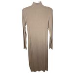 Honor The Gift Tan/Beige Ribbed Long Sleeve Sweater Dress Size XL Tan Photo 6
