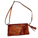 Borse In Pelle Genuine Leather Artisan Stamped Leather Crossbody Bag Photo 5