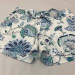 Loft Paisley Floral Print The Front Shorts Women's size 00 Photo 2