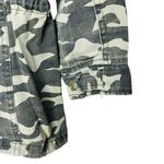 Forever 21 Green Army Camouflage Jacket Long Sleeve Full Zip Size M Photo 5