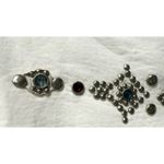 Ralph Lauren ‎ Polo Embellished Silver Studded Western Boho Sweatshirt Medium Photo 9