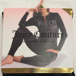 Juicy Couture  Black Velvet Fleece Top & Legging Set medium Photo 0