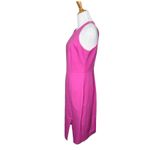 Banana Republic High Neck Sleeveless Hot Pink Shift Dress Size 10 Womens Photo 1