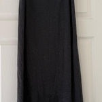 Strapless Maxi Skirt Dress Dark Gray Small Photo 0