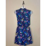 Modcloth Proactive Panache Purple Tropical Print Tie Neck Romper Size XL NWOT!! Photo 2