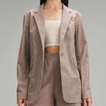 Lululemon Taupetastic Relaxed-Fit Twill Blazer Size 2 Photo 0