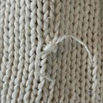 Vintage Handknit mock neck Sweater with Shoulder Pads Photo 5