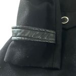 New Look Black Coat Jacket Outerwear with Silver Accents Career Chic Photo 2