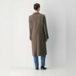 Aritzia NWT $325  The Constant™ Coat - (Re)ssential in Tyson Chk Brown/Taupe Photo 4