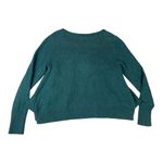 Peruvian Connection  size medium blue Teal Crew Neck Sweater notched waist Photo 1