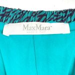Max Mara Sleeveless Dress Elastic Waist Adjustable Tie Blue Purple Size Medium Photo 1