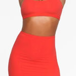 SKIMS BNWT  Fits Everybody Skirt Poppy 4X Photo 0