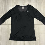 Nike  Women's Black Long Sleeve Tee with Gray Accents Photo 0