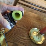 Womens Black Bling Lipstick Case Bag Charm with Twilly in Black 2” x 3.7” Photo 3