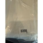 Chico's  2 US Large Womens White Cargo Cuffed Pants Pockets Beach Preppy Boho Photo 11