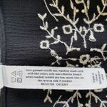 Bethany Mota Romper Shorts Womens Size XS Gauze Black Embroidered Faux Wrap Boho Photo 6