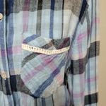 Vintage America Roll Tab Button Down Plaid Shirt Size Large Photo 2