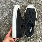 Converse  JACK PURCELL OXFORD black SUEDE SLIP ON SNEAKERS - women 9 men 7.5 Photo 7