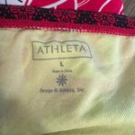 Athleta Large Hawaii Swim Bikini Bottom Black Red Floral Yellow NWT Photo 3