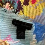 Steve Madden  Abstract Floral Scarf – Blue Multi – Lightweight Oversized Wrap Photo 4