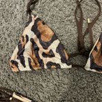 Aquamarine Y2K Leopard Bikini Set Brown Size L Photo 5