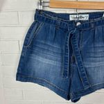 Indigo Rein Denim Belt Shorts Size 11 Waist 30 Photo 2
