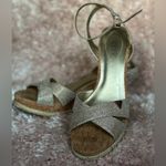 Guess  Metallic Strappy Platform Wedges Womens Size 11 Photo 6