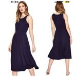 Boden blue navy jersey Emmie maxi dress‎ size 4 Regular minimalist Photo 1