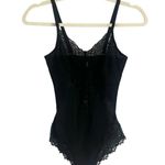 Pinsy Smoothing Lace Shape wear Bodysuit Black Sz small Sexy hourglass enhancing Photo 1