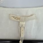 Maje MWT  Plumeti Cropped White Wrap Ruffle V-neck Wrap Blouse Size 2 NEW Photo 12