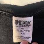PINK - Victoria's Secret Victorias Secret Pink Cropped Sweatshirt Colligate Series Cards Medium Photo 3