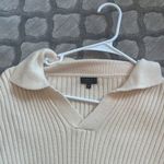 Debut Long Sleeve Cropped Collared Sweater Photo 1