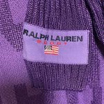 Ralph Lauren Sport Purple USA Long Sleeve Sweater Dress Photo 2