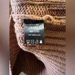 POL  V-Neck Cable Knit Sweater Vest - Brown Photo 3