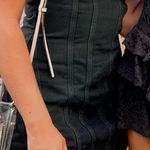 Pretty Little Thing  Black Strapless Denim Mini Dress Photo 1