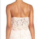 Jenny Yoo  'Pippa' Blush Lace Spaghetti Strap Top Photo 8
