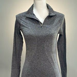 Zyia Gray Active L/S Workout Top Size S EUC Photo 0