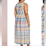 Caslon  Multicolor Nichole‎ Plaid Button Midi Dress size XXL Photo 2