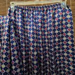 Silk Diamond Piped Edge Pajama Set XXL Red Photo 3