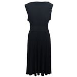 Maurice's Black Belted Dress Size Medium Black Stretchy Dress with Belt Photo 2