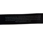 Women's Black Full Grain Leather Belt Oval Beaded Buckle Silver Gray Pearls 32"‎ Photo 7