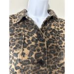 Aqua‎ Bloomingdale's Cheetah Leopard Animal Print Denim Jacket EUC Size XS Photo 4