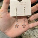 LC Lauren Conrad NWT Lauren Conrad dangly star and diamond earrings. Cubic zirconia Photo 1