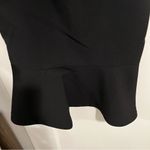 Likely Black Strapless Fitted Ruffle Hem Flounce Midi Conrad Dress Size 00 NWT Photo 3