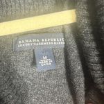 Banana Republic  CASHMERE BLEND GRAY BATWING RIBBED COWL NECK SWEATER DRESS M Photo 7