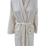 NWT Daydream by Berkshire Home Vanilla Waffle Textured Cotton/Poly Robe Sz L Size L Photo 0
