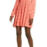 BP  Dress Pink Plaid Ian Long Sleeve Casual Neutral Photo 0
